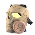 thumbnail image 1 of TopOne Tactical Gas Mask Full Face Single Fan Skull Covers Protective Mask for Outdoor Cs Game Masquerade Cosplay, 1 of 6