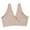 Beige, variant on Womens Extra Soft Organic Cotton Wireless Nursing & Maternity Sleep Bra