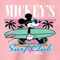 thumbnail image 2 of Disney - Mickey & Friends - Mickey's Surf Club - Miami Retro Colors - Toddler And Youth Crewneck Fleece Sweatshirt, 2 of 4