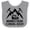 Heather and White, variant on Inktastic Rock Climber Mommy Climbing Buddy Boys or Girls Baby Bib