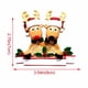 thumbnail image 4 of Hot6sl Liquidación de Ahorros de Verano Adorno Navideño de Familia de Renos con Bufandas Adorno Personalizado Adorno de Papá Noel, 4 of 4