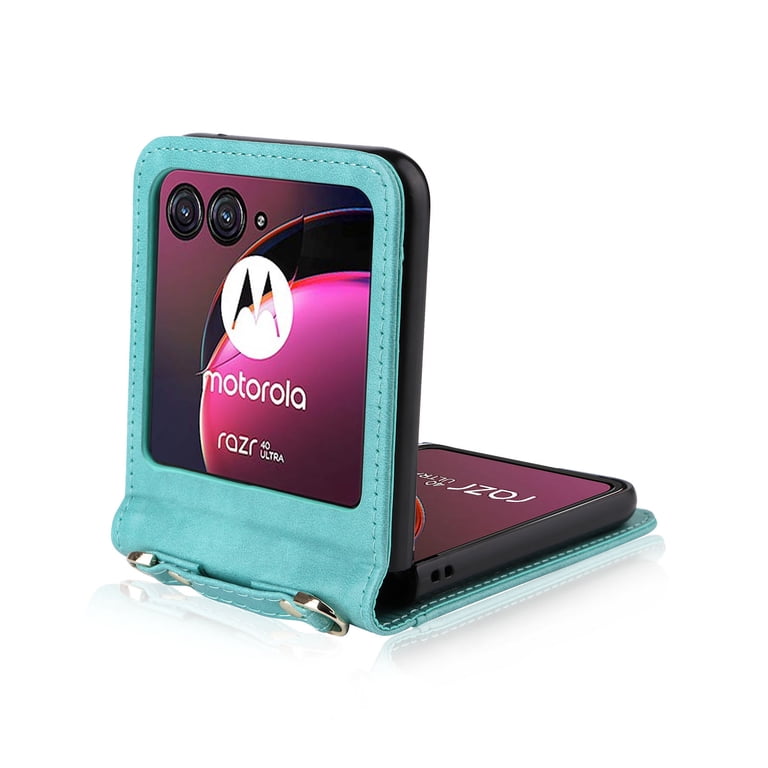 Coque Fine Motorola Razr+ 2024 – Avec Emplacements Cartes – Similicuir