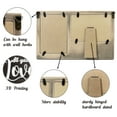 thumbnail image 3 of 1 Pc Picture Frame for Grandpa Black MDF Two Photos Frame Best Grandpa Ever Frame Love to Grandpa 3D Photo Frame Gift From Grandson Granddaughter, 3 of 7
