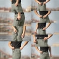 thumbnail image 4 of Frnrwgo Men's Waterproof Cargo Pants Elastic Waist Utility Pockets Outdoor Tactical Work Pants, 4 of 6