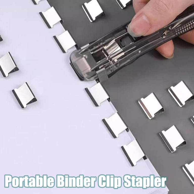 Hefter Ohne Klammern, MYLERCT Reusable Creative Stapler, 50 Stück