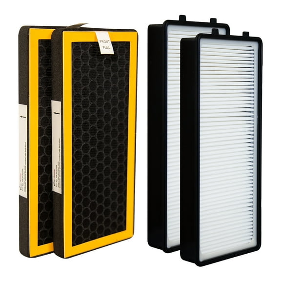 Filter-Monster Replacement Pack Compatible with HoMedics PetPlus AT-PETODR and TotalClean AT-OFL Filters for AT-PET01, AT-PET02, 4 Pack