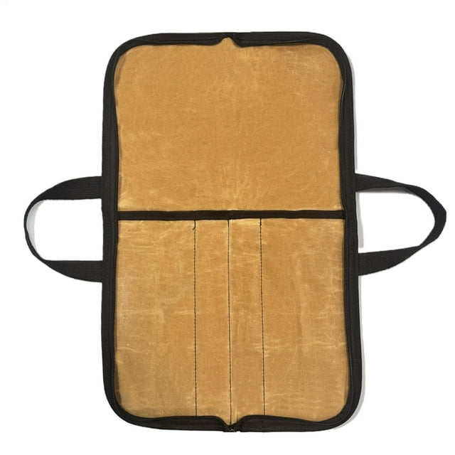 Sac pour Chefs Rangement de Couverts Extérieur / Sac de Protection en Toile Portable pour Outils de Cuisine pour Camping Randonnée