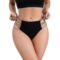 thumbnail image 1 of Gibobby Ropa interior termica Ropa interior de mujer Bragas de encaje sexy Estiramiento Hipster Calzoncillos Ropa interior Señora Ropa interior(Negro， L), 1 of 5