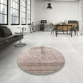 thumbnail image 4 of Ahgly Company Machine Washable Indoor Rectangle Contemporary Rose Pink Area Rugs, 3' x 5', 4 of 7