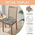 thumbnail image 2 of Pioneer Flower Seat Covers for Dining Room Chairs Set Of 4,Stretch Printed Washable Chair Seat Cover with Elastic Ties and Button,Removable Waterproof Couch Cushion Covers, 2 of 6