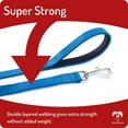 thumbnail image 6 of Dutchy Brand Ultra Strong Heavy Duty Training Dog Leash for Big, Medium, Small Dogs, Padded Handle for Strong Dogs 6 ft, Blue, 6 of 10