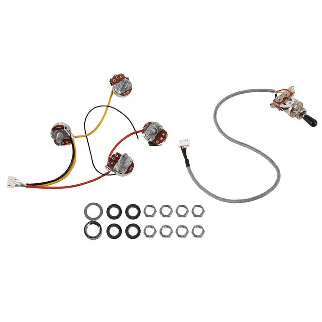 Lp Electric Guitar Pickups Circuit Wiring Harness Pots 3 Way Switch