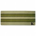 thumbnail image 1 of Nedia Home 9374745K 24 x 57 in. Heavy Duty Pistachio Coco Mat  Monogrammed K, 1 of 1