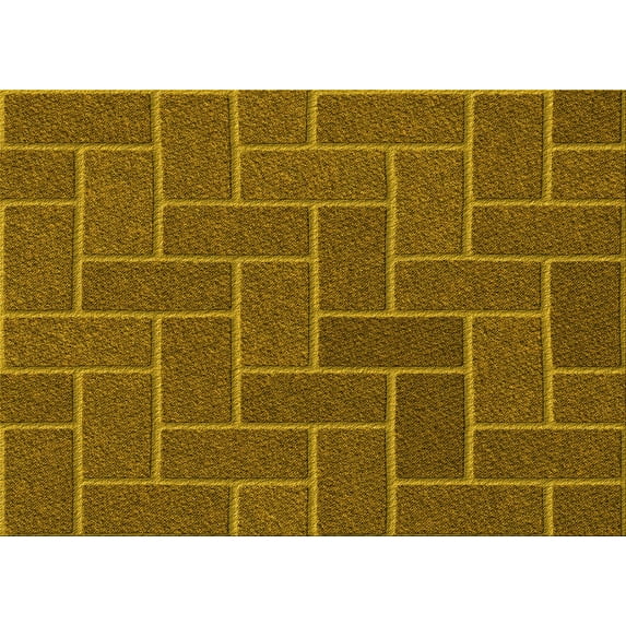 Ahgly Company Machine Washable Indoor Rectangle Transitional Dark Bronze Brown Area Rugs, 2' x 4'
