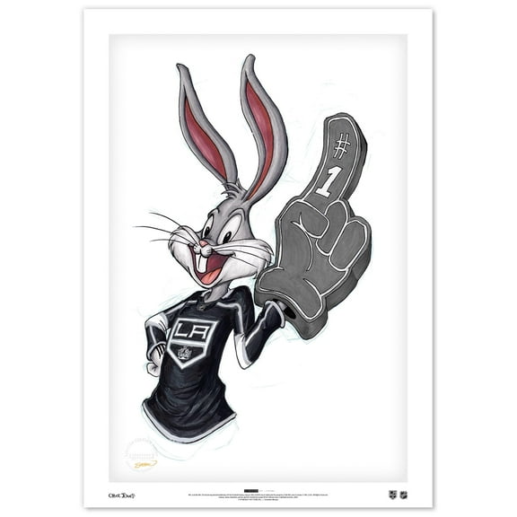 Bugs Bunny Los Angeles Kings 14" x 20" Looney Tunes Limited Edition Fine Art Print