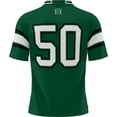 thumbnail image 3 of Youth GameDay Greats #50 Green Hawaii Rainbow Warriors Football Jersey, 3 of 3