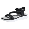 thumbnail image 1 of DXOUPM Sandales Femmes Décontractées Été Bout Ouvert Confortables pour Marcher Vacances Sorties, 1 of 3