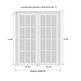 thumbnail image 5 of Sliding Closet Bypass Doors 84 x 80 in - LUNO 2003 Ash - Rails Hardware Set - Wood Solid Bedroom Wardrobe Doors, 5 of 5