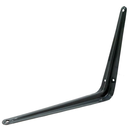 Pre Drilled Shoe Shelf - 12 X 14 Inch Gray Steel Shelf Bracket With Pre-Drilled Holes : ( Pack of 2 Pcs. ) (ToolUSA: TH-28476-Z02)