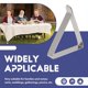 thumbnail image 5 of 12 Pcs Stainless Steel Tablecloth Clip,Non-Slip Adjustable Table Cover Clamps Clip Table Cloth Holde, 5 of 5