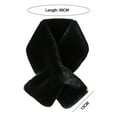 thumbnail image 6 of Eoperou Women Winter Faux Hare Fur Scarf Solid Color Thickened Plush Girls Scarf Evening Dress Furry Neck Collar Christmas Gift, 6 of 8