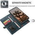 thumbnail image 5 of HCTian Magnetic Case for Samsung Galaxy S25 Ultra/S25 Plus/S25,Detachable Wallet Leather Cell Phone Case Camera Protection Card Slot Soft TPU Bumper Cover, 5 of 8