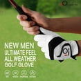 thumbnail image 6 of FINGER TEN Golf Gloves Men Left Hand Right Leather Value 1 Pair, Mens Golf Glove for Right Left Handed Golfer All Weather Grip Small Medium ML Large XL, 6 of 7
