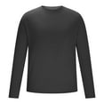 thumbnail image 4 of sageysalite Long Sleeve Athletic Shirts for Men Lightweight Crew Neck Pullover Sunscreen Workout Gym Running Sports Tops, 4 of 7