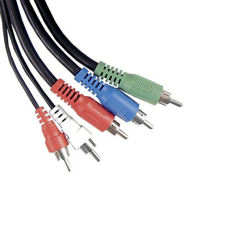 6' Component Video/Audio Cable, Black