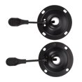 thumbnail image 1 of 2Pcs Ironware Chair Chassis Round Tray Swivel Chair Ironware Accessories (Black), 1 of 4