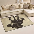 thumbnail image 2 of Coolnut Lightweight Carpet Mats, 31 x 20 inches Area Soft Rugs Floor Mat Doormat Decoration for Rooms Entrance Vintage Halloween Zombie Hand, 2 of 6