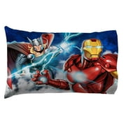 Marvel Avengers Blue Circle 3 Piece Twin Size Kids Sheet Set
