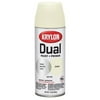 Krylon Dual SuperBond Paint + Primer Spray Paint, Satin, Ivory, 12 oz.