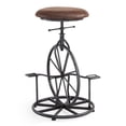 thumbnail image 1 of Armen Living Harlem Tabouret de Bar Réglable en Gris Industriel, 1 of 6