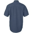 thumbnail image 3 of Short Sleeve Denim Shirt, XL, Light Denim, 3 of 5
