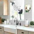thumbnail image 5 of Cats Showering Balloon Curtains for Bedroom/Front Door/Bathroom, Modern Abstract Art Funny Animals Tie Up Curtains 63 Inch Length Light Filtering Kitchen Curtains Shades for Windows 46"x63", 5 of 8
