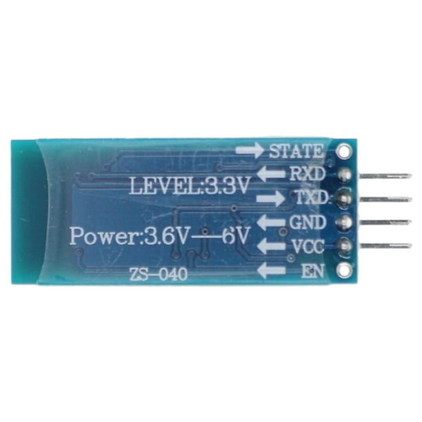 Módulo esclavo transceptor inalámbrico RF compatible con Bluetooth (HC-05 y placa base)