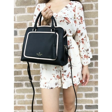 Kate Spade Ward Place Evangelie Satchel Bag Crossobody Black Tassel