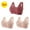 BRAS#03, variant on 3 Pack Daisy Bras for Women, Cozy Seamless Everyday Bra, Cotton Front Button Snap Daily Bras Floral Easy Close Full Figure Bra