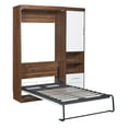 thumbnail image 5 of Harper & Bright Designs Twin Size Murphy Bed Wall Bed with Cabinet, White, 5 of 9