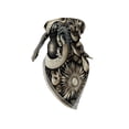 thumbnail image 4 of Ambesonne Gothic Art Unisex Bandana, Mushroom Skulls Occult, , Eggshell and Charcoal Grey, 4 of 4
