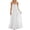 White, variant on Ltctricy Summer Dresses for Women Sleeveless Spaghetti Strap V Neck Tie Backless Pleated Ruffle Hem Maxi Dress Casual Long Cami Dress