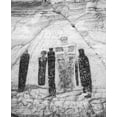 thumbnail image 2 of Flaherty, Dennis 26x31 Black Ornate Wood Framed with Double Matting Museum Art Print Titled - UT, Canyonlands NP, Horseshoe Canyon Pictographs, 2 of 4