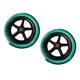thumbnail image 3 of 1 par de ruedas de repuesto antideslizantes y ligeras de 27 cm para bicicleta de equilibrio, ideal para cumpleaños. Verde, 3 of 8