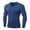 Blue - Men Shirts Fall Clearance, Men's Shirts Fall Saving, variant on Men's Compression Muscle Shirts Fall Winter Long Sleeve Undershirt Lightweight Athletic Workout Shirt Moisture Wicking Solid V Neck Tops Black M