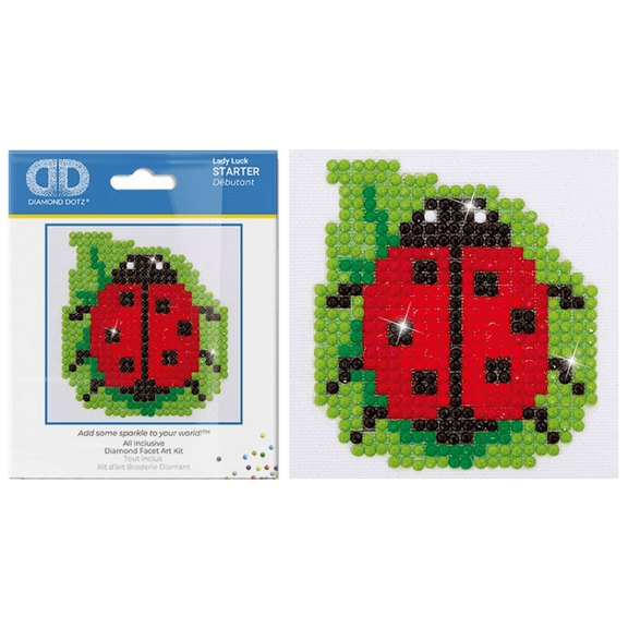 Diamond Dotz Peace Man Symbol Diamond Painting Kits for Adults - Diamond Art Kits a Relaxing Creative Craft Kit with Dotz Gems 2.7"x2.7"