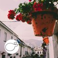 thumbnail image 4 of MIANGASTORE 2 Pcs Plant Frame Hanging Flower Pot Bracket Flower Pot Holder Ring, 4 of 9