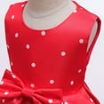 thumbnail image 6 of Girls Polka Dot Flower Dress Princess Wedding Birthday Halloween Ball Gown, 6 of 6