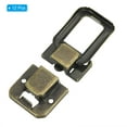 thumbnail image 3 of Toggle Catch Lock 1.5" x 1", 12 Pack Metal Buckle Hasp Lock Latch Clasp for Jewelry Box Wooden Case, Bronze, 3 of 7
