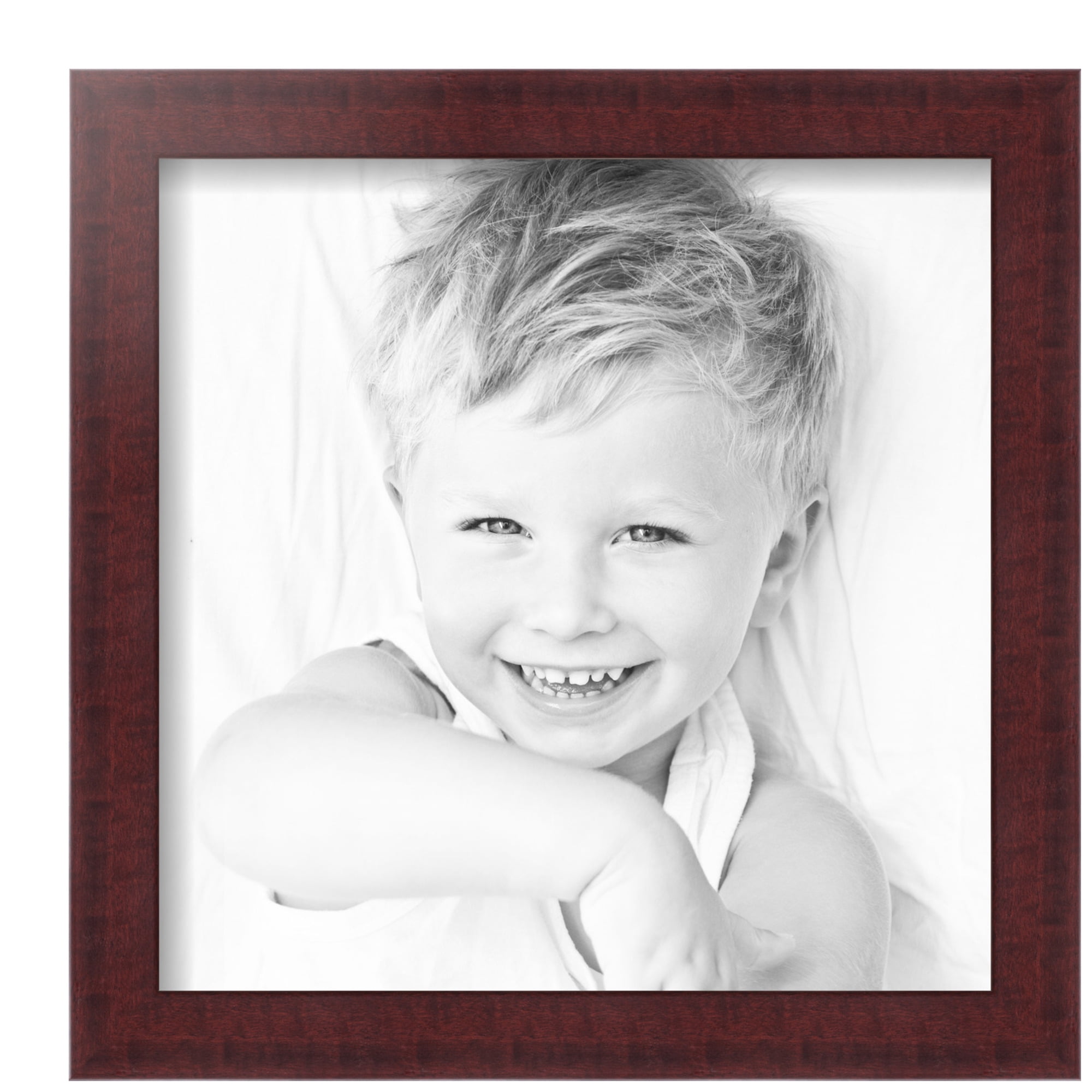ArtToFrames 12" x 12" Cherry Picture Frame, 12x12 inch Red MDF Poster Frame (WOM-4643), 5 Pack